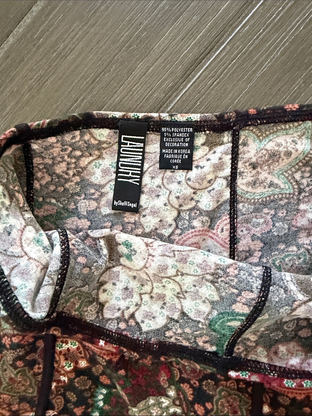 Laundry By Shelli Segal Paisley & Floral A-Line Skirt - Black, Pink, Green, Blue - Picture 2 of 3